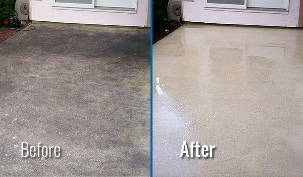 Fox Valley WI Concrete Patio Pressure Washing