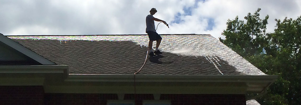 Fox Valley WI Roof Algae Washing