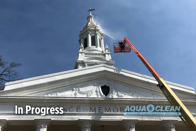 GALLERY-Commercial-Building-Pressure-Washing-Cleaning-in-Fox-Valley-WI-IN-PROGRESS-1